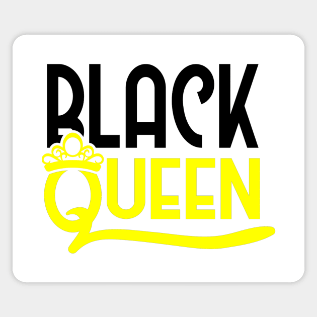 Black Queen Sticker by My Tribe Apparel